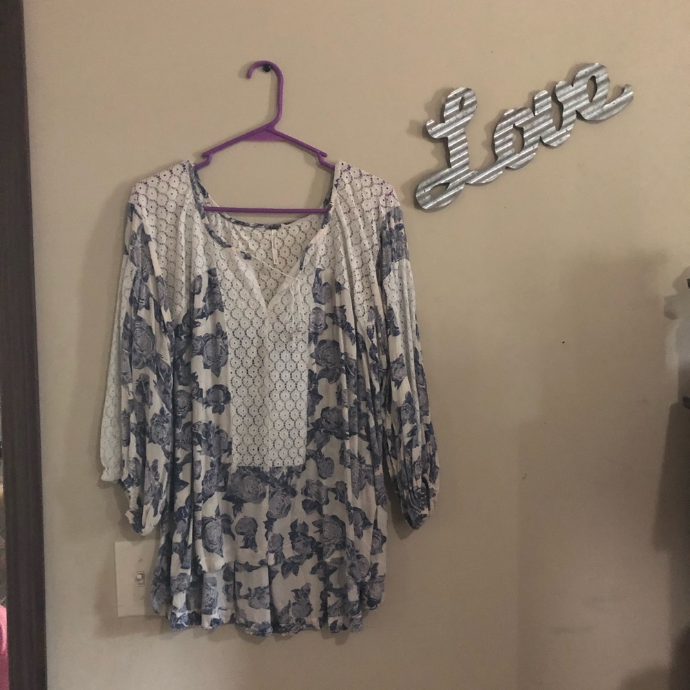 Free people high low shirt